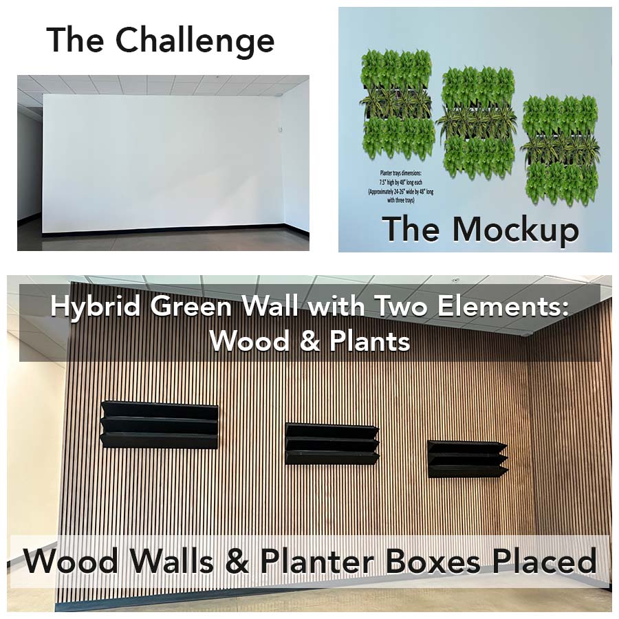 hybrid green wall